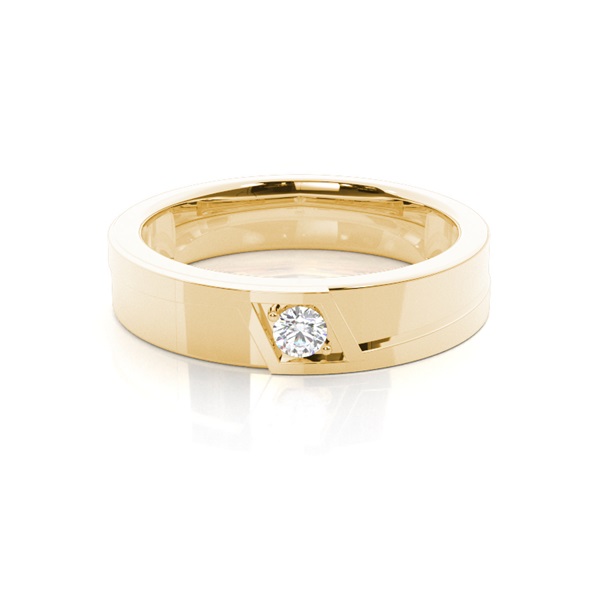 Prong Setting Round Diamond Wedding Band