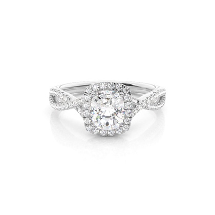 Cushion Cut Diamond Engagement Rings