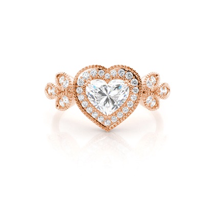Heart Diamond Engagement Rings