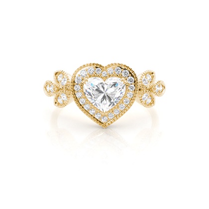 Heart Diamond Engagement Rings
