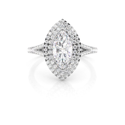 Marquise Diamond Engagement Rings