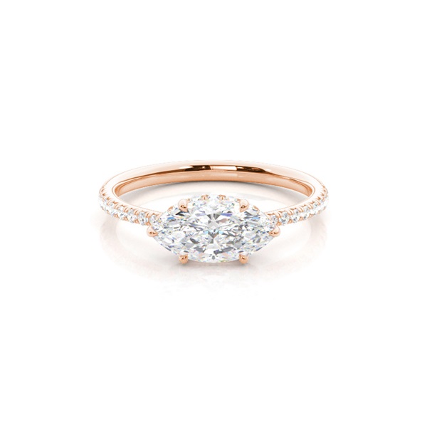 Prong Setting Diamond Halo Engagement Ring