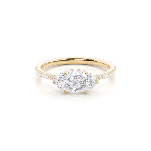 Prong Setting Diamond Halo Engagement Ring
