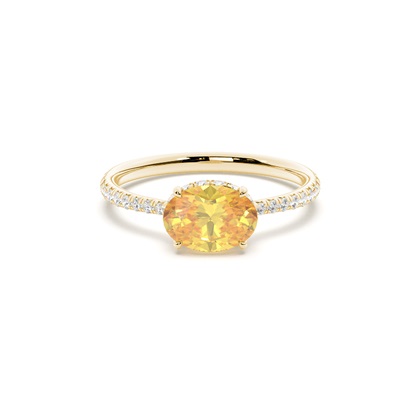 Yellow Gold Yellow Diamond Engagement Rings