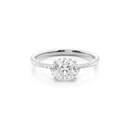 Oval Womens Diamond Engagement Rings