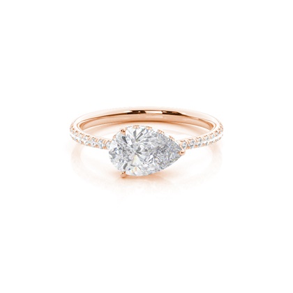 Prong Setting Moissanite Halo Engagement Ring