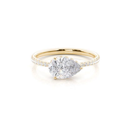 Prong Setting Moissanite Halo Engagement Ring