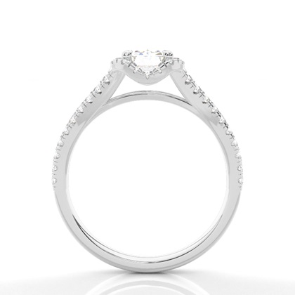 Smaragd Diamantverlobungsringe Verlobungsringe