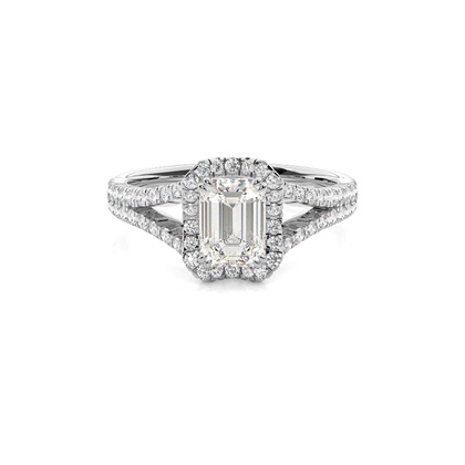 Emerald Womens Diamond Engagement Rings