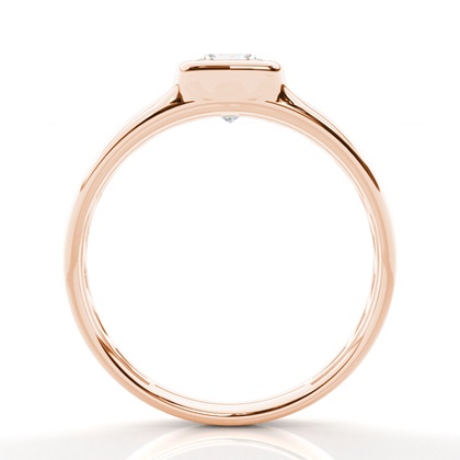 2.00 Carat Rotgold Herren Verlobungsringe