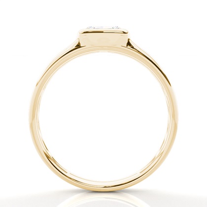 2.00 Carat Gelbgold Herren Verlobungsringe