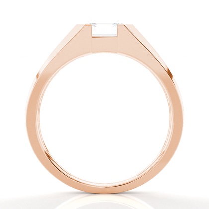 Rose Gold Mens Diamond Engagement Rings
