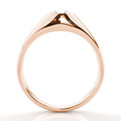 Brilliant Rotgold Diamantverlobungsringe Verlobungsringe