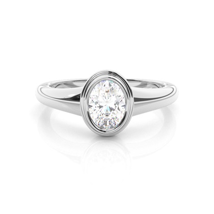 Oval Mens Diamond Engagement Rings