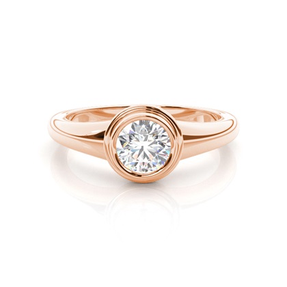 Rose Gold Mens Diamond Engagement Rings
