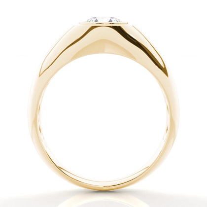 Yellow Mens Diamond Engagement Rings