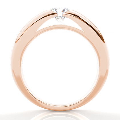 Rose Gold Mens Diamond Engagement Rings