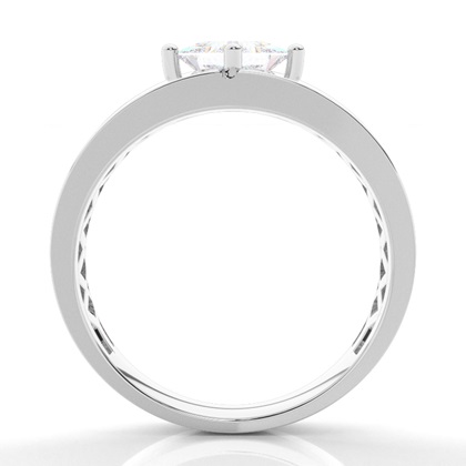 Prong-Einstellung Moissanit Herren Encring Ring