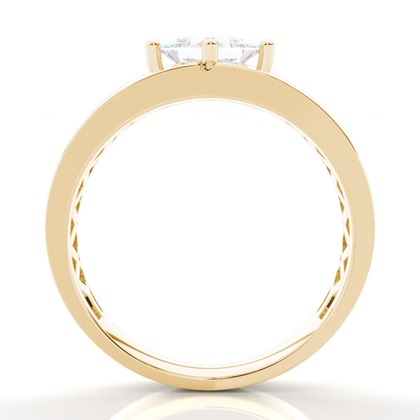 Prong-Einstellung Moissanit Herren Encring Ring