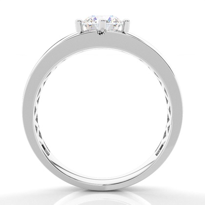 Prong Setting Diamond Mens Engagement Ring
