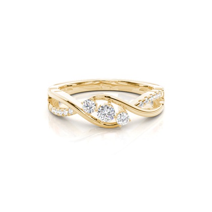 Yellow Gold Everyday Diamond Rings