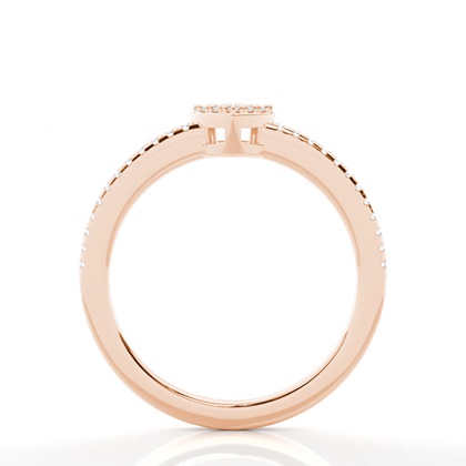 Rose Gold Dainty Engagement Rings