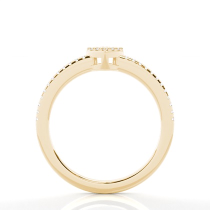 Yellow Gold Dainty Engagement Rings