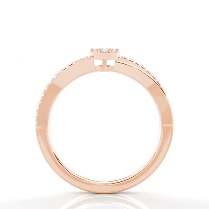 Rose Gold Dainty Engagement Rings