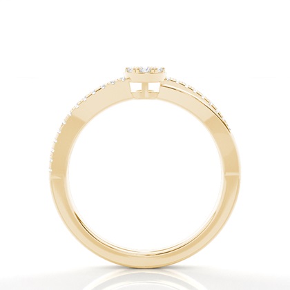 Yellow Gold Dainty Engagement Rings