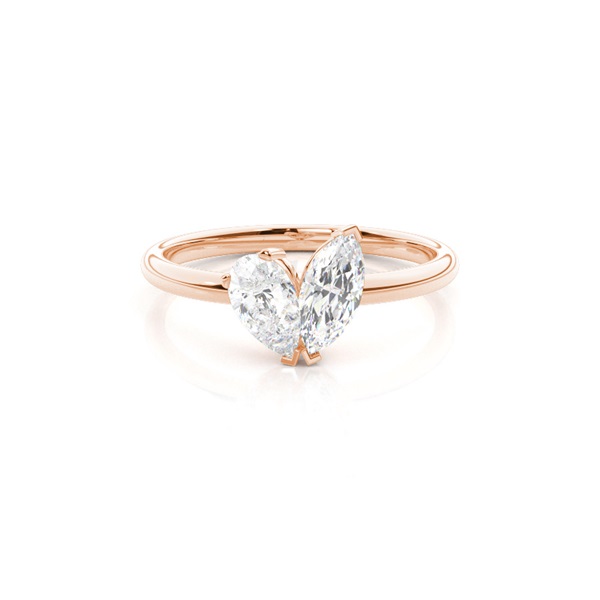 Prong Setting Toi-et-Moi Ring