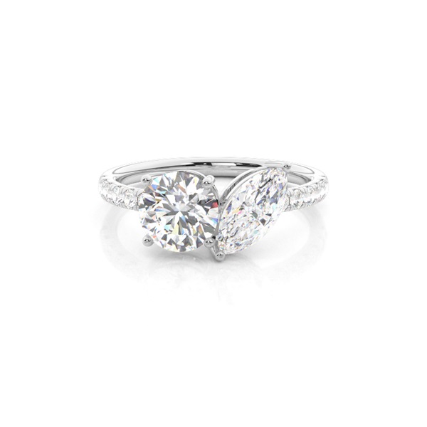 Prong Setting Toi-et-Moi Ring