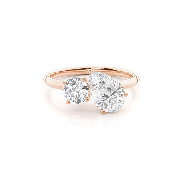 Prong Setting Toi-et-Moi Ring