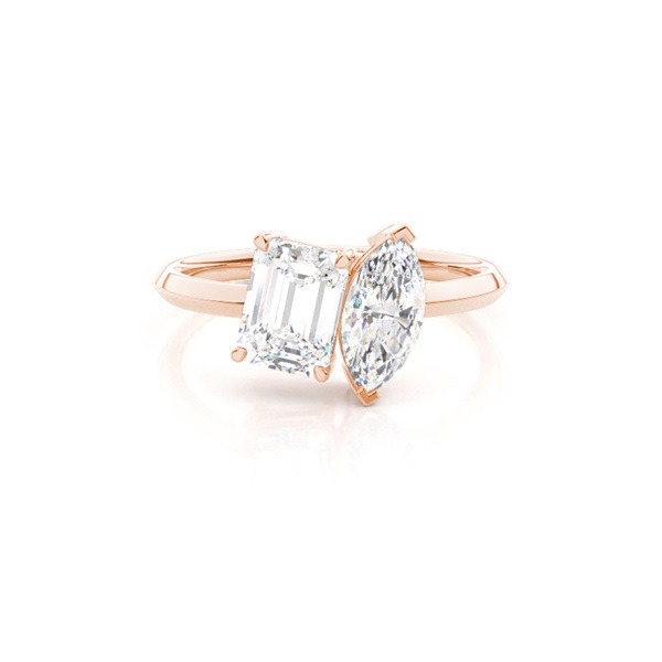 Prong Setting Toi-et-Moi Ring