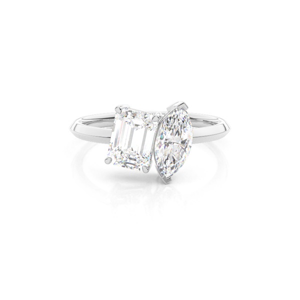 Prong Setting Toi-et-Moi Ring