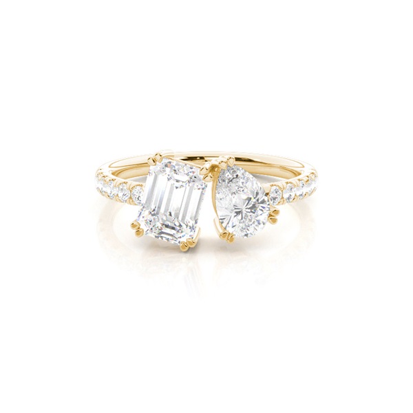 Prong Setting Toi-et-Moi Ring