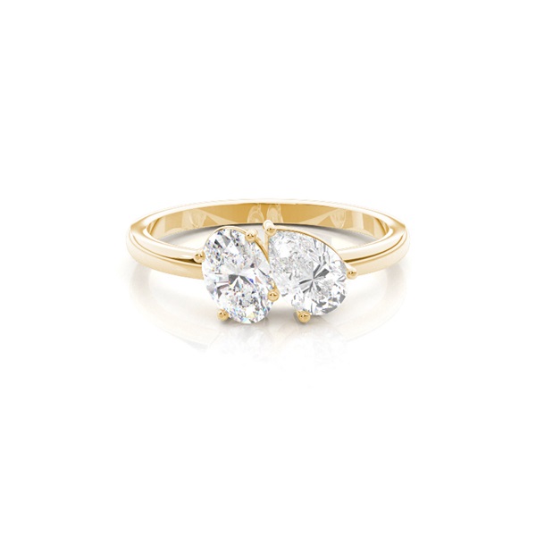 Prong Setting Toi-et-Moi Ring