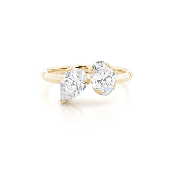 Prong Setting Toi-et-Moi Ring