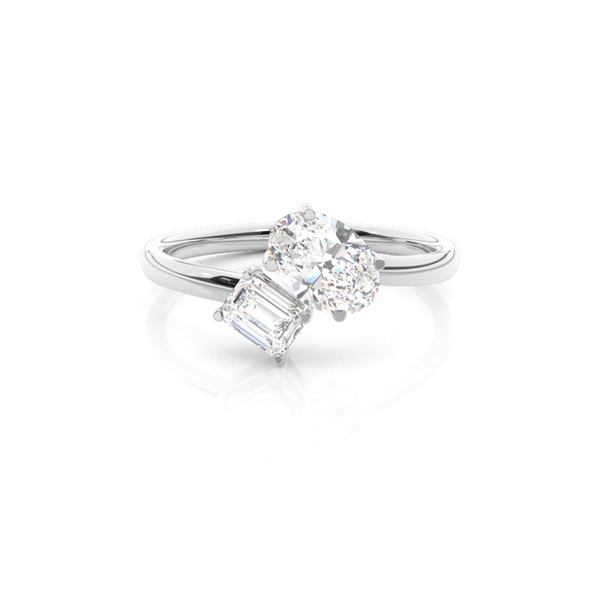 Prong Setting Toi-et-Moi Ring