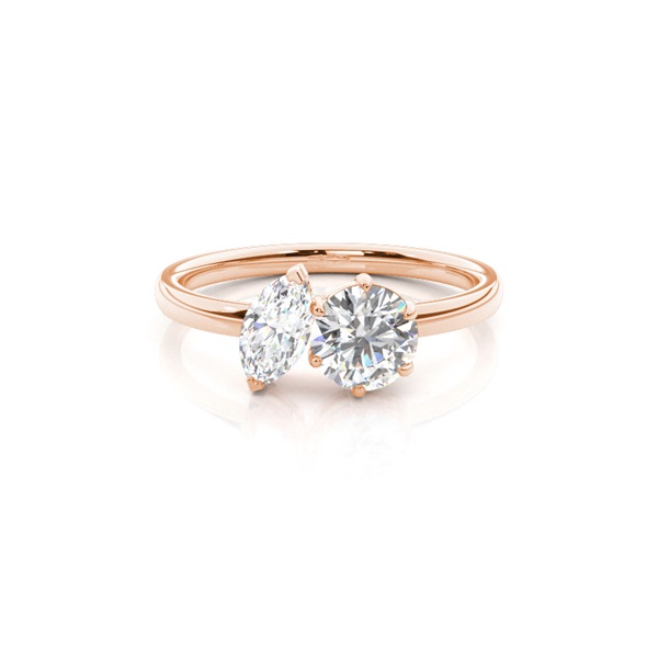 Prong Setting Toi-et-Moi Ring