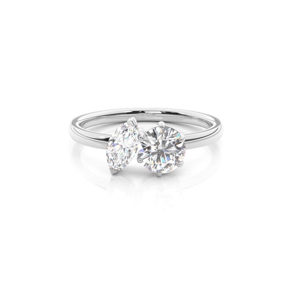 Prong Setting Toi-et-Moi Ring