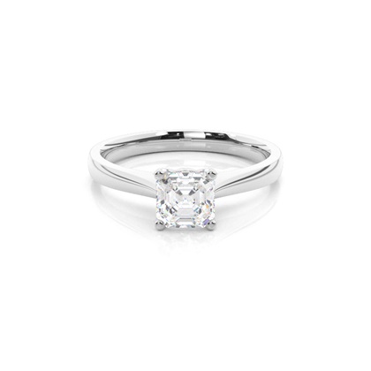 Asscher Diamond Rings