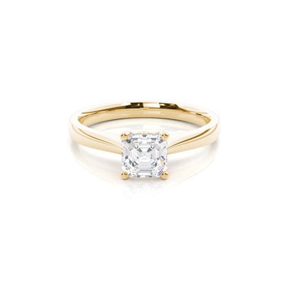 Asscher Diamond Rings