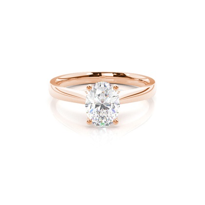 Oval Cut Diamond Rings