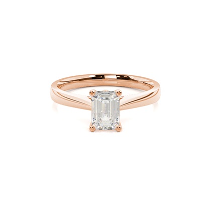Emerald-Cut Diamond Rings