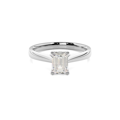 Emerald-Cut Diamond Rings