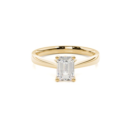 Emerald-Cut Diamond Rings