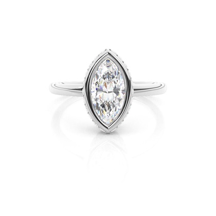 Silver Diamond Rings