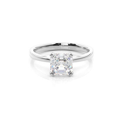 Asscher Diamond Rings