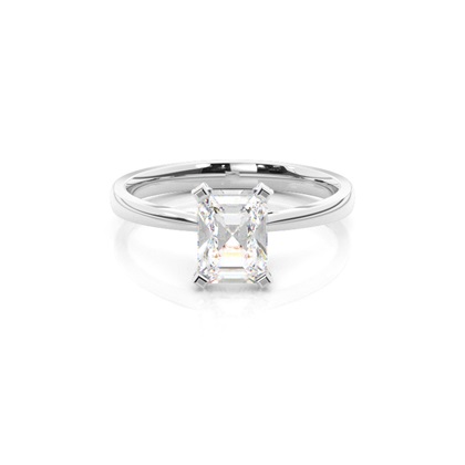 Emerald-Cut Diamond Rings