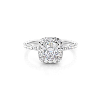 Cushion Cut Diamond Engagement Rings